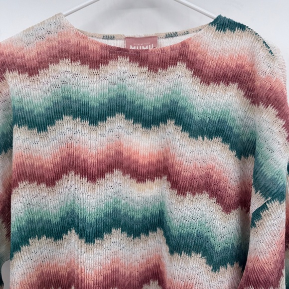 Show Me Your Mumu Top Women Medium NEW Long Bell Sleeve Open Knit Boho Hippie - Picture 6 of 12